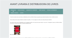 Desktop Screenshot of livrariaavant.com